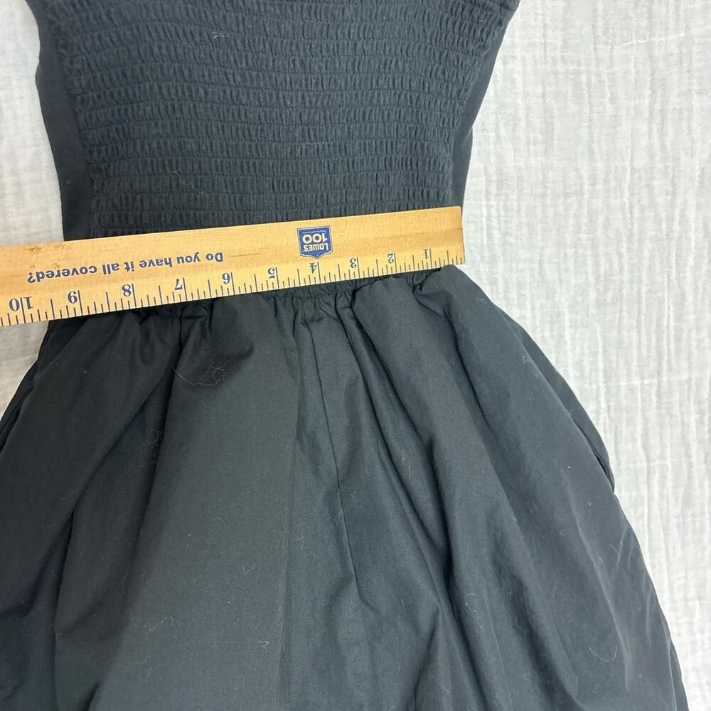 Black Body Con Bubble Dress Women's XXS - Picture 6 of 8